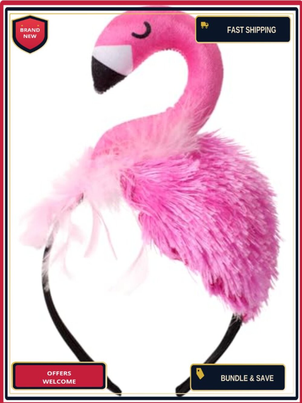 Plush Animal Ear Headband Costume Accessory Halloween Cosplay